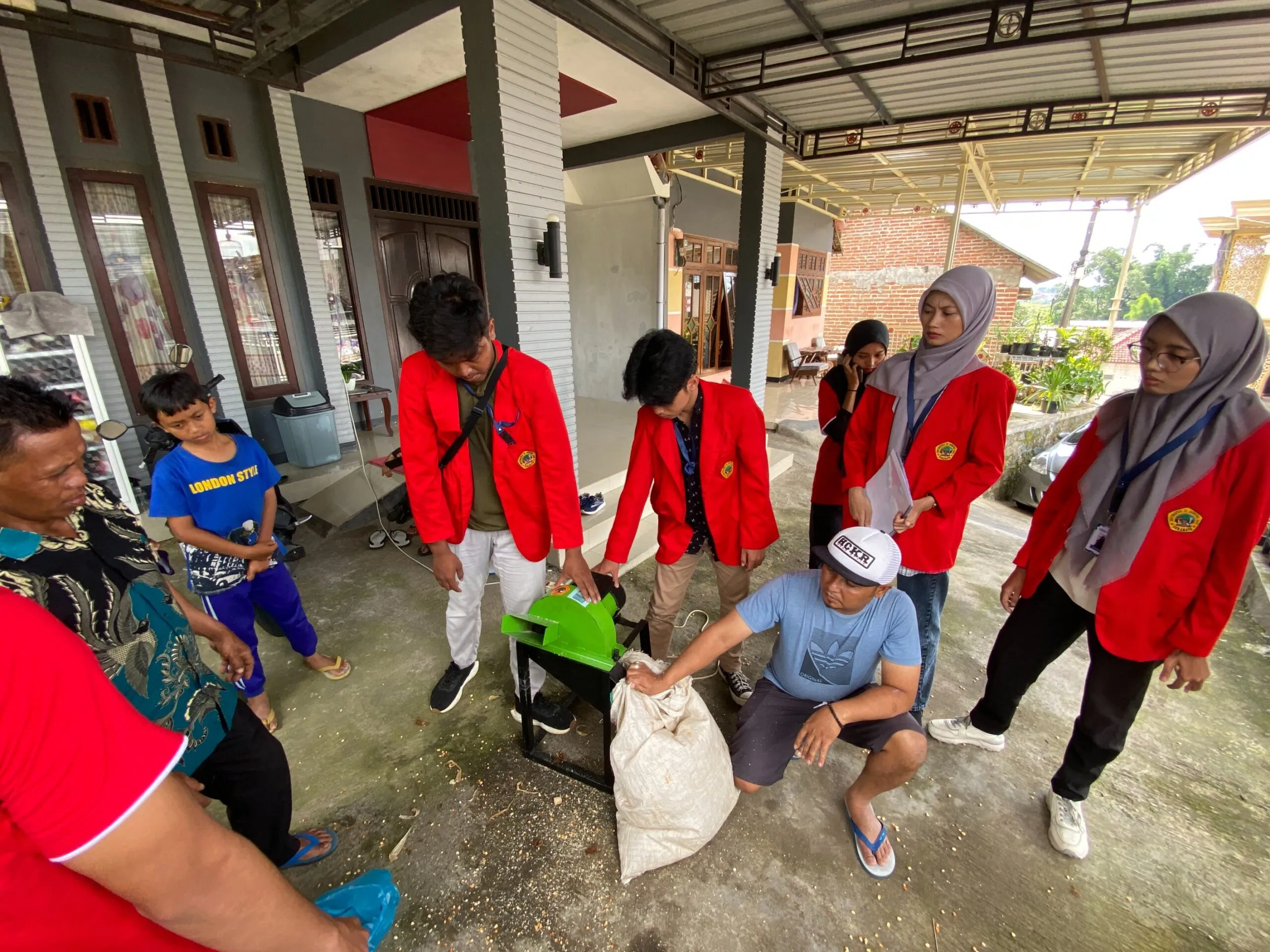 sosialisasi mesin  pencacah mesin bonggol jagung1