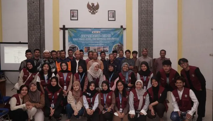 Dorong Desa Menjadi Desa Tangguh Bencana, Mahasiswa KKN-T Undip Bentuk Forum PRB di Telukawur