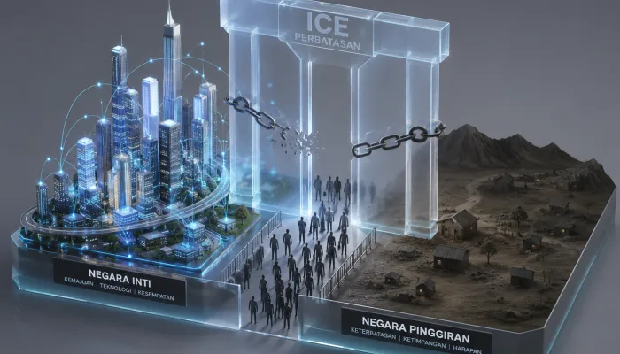 Melihat ICE Out dalam World-Systems Theory: Mencerminkan Ketimpangan Mobilitas Tenaga Kerja