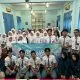 Mahasiswa Inhum Undip, tim Litera Lab Class, dan para siswa SMAN 3 Semarang melakukan sesi foto bersama dengan membentangkan banner setelah seluruh rangkaian seminar sukses dilaksanakan pada Senin (8/6/2026).
