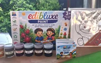 Berawal dari Kekhawatiran akan Keamanan Anak, Dua Pelajar MAN 1 Lamongan Kembangkan Edibluxe Paint