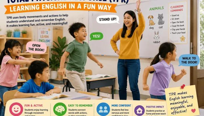 Total Physical Response, Learning English In a Fun Way