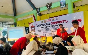 Tim PKM UNTAG Surabaya Latih Karang Taruna Tunas Muda Raci Kulon, Kembangkan Mindset dan Rencana Bisnis lewat Bussines Model Canvas
